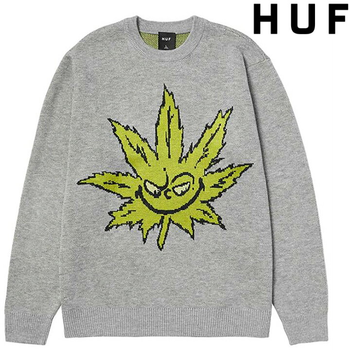 楽天市場】ハフ セーター HUF GREENCH BUDDY CREW NECK SWEATER ニット 