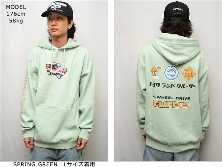 楽天市場】ハフ パーカー トヨタ ランドクルーザー HUF TOYOTA LAND 