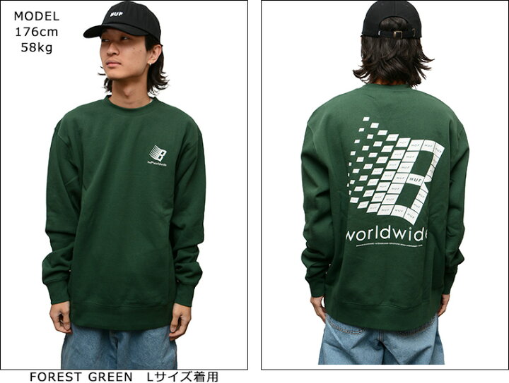 楽天市場】ハフ トレーナー HUF BRONZE 56K CREW NECK スウェット 