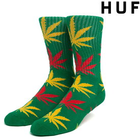 ハフ ソックス HUF FLAIR PLANTLIFE LEAVES SOCK ハイソックス スケーターソックス 靴下 スケーター