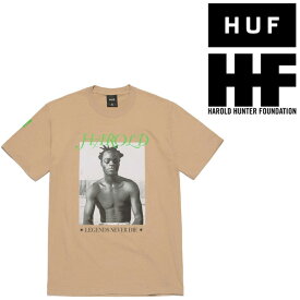 ハフ Tシャツ HUF x HAROLD LEGEND S/S TEE ハフ Tシャツ プリントT　半袖T T-SHIRT ハロルドハンター コラボレーション HAROLD HUNTER スケーター