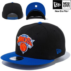 ニューエラ キャップ NEW ERA 9FIFTY ニューヨーク・ニックス ブラック × チームカラー ブルーバイザー 正規取扱店 帽子 ベースボールキャップ CAP スナップバックキャップ NBA 13562096