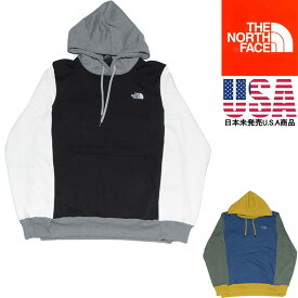 ザ ノースフェイス パーカー THE NORTH FACE COLOR BLOCK PULLOVER HOODIE ノースフェイス パーカー （日本未発売USA商品） ロゴ パーカー スウェット プルオーバー パーカー メンズ ザ・ノース・フェイス