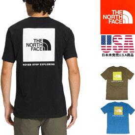 ザ ノースフェイス Tシャツ THE NORTH FACE S/S BOX NSE TEE （日本未発売USA商品） ノース フェイス Tシャツ メンズ プリント Tシャツ ザ・ノース・フェイス 半袖 Tシャツ ロゴTシャツ