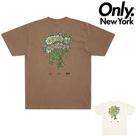 オンリーニューヨーク Tシャツ ONLY NY BACK TO NATURE TEE 半袖Tシャツ プリントTシャツ ONLY NEW YORK