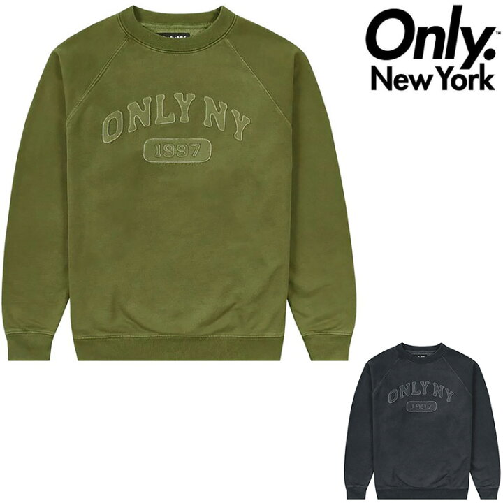 楽天市場】オンリーニューヨーク トレーナー ONLY NY VARSITY RAGLAN 