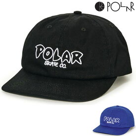 ポーラースケートカンパニー キャップ POLAR SKATE CO. MITCHAEL CAP OUTLINE LOGO キャップ 帽子 ポーラー スケート スケーター
