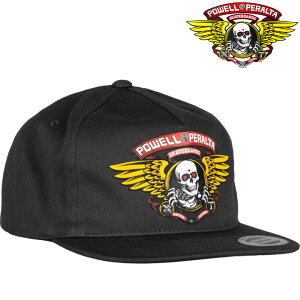 �p�E�G�� �y�����^ �L���b�v POWELL PERALTA WINGED RIPPER SNAP BACK �X�i�b�v�o�b�N�L���b�v �g���b�J�[ �X�q �x�[�X�{�[���L���b�v TRUCKER CAP �p�E�G���y�����^ �y12�����̂������œ����o�ׁi�X�܋x��