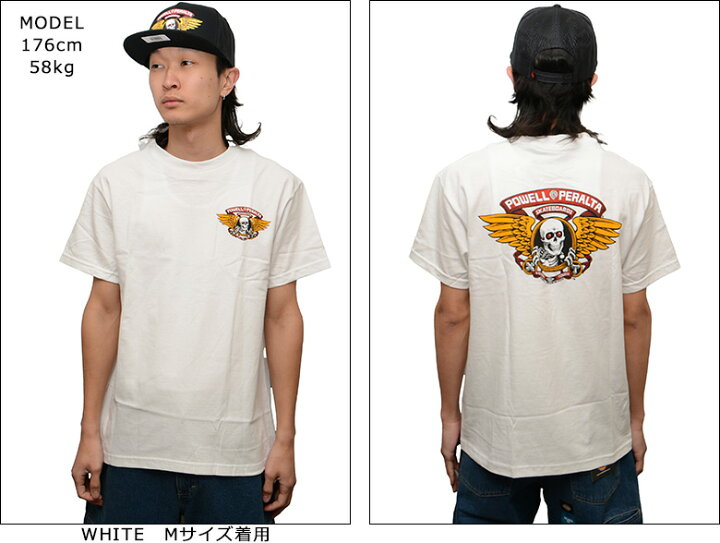 楽天市場】パウエル ペラルタ Tシャツ POWELL PERALTA WINGED RIPPER 