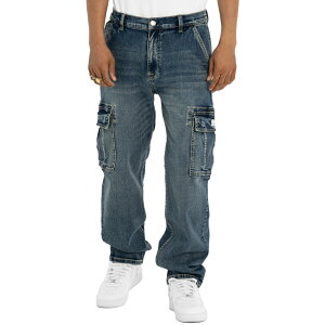 �v���N���u �J�[�S�p���c PRO CLUB RELAXED FIT DENIM CARGO PANT �J�[�S �p���c PROCLUB �f�j���J�[�S�p���c �X�g���[�g �~���^���[ �W�[���Y �����Y �傫���T�C�Y 32PC0605