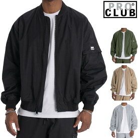 プロクラブ ジャケット PRO CLUB COMFORT BOMBER JACKET ボンバージャケット アウター MA-1 メンズ ビッグサイズ 無地 PROCLUB セットアップ 対応可能 SET UP