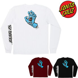 サンタクルーズ ロンT SANTA CRUZ SCREAMING HAND L/S TEE Tシャツ ロングスリーブT プリントT スクリーミングハンド SCREAMING HAND スケーター