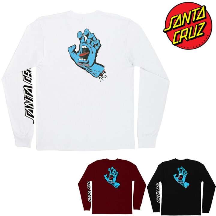 楽天市場】サンタクルーズ ロンT SANTA CRUZ SCREAMING HAND L/S TEE T 