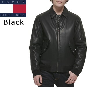 �g�~�[�E�q���t�B�K�[ �A�E�^�[ TOMMY HILFIGER FAUX LEATHER CLASSIC MILITARY BOMBER �W���P�b�g �W�����p�[ �u���]�� �t�H�b�N�X���U�[�W���P�b�g �g�~�[�q���t�B�K�[ 153AU029 JACKET