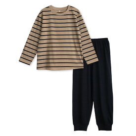 パジャマ キッズ 男の子 女の子 綿100％ 長袖 春 夏 柔らかく軽い薄手の快適Tシャツ ボーダー 豊富なカラバリ 130 140 150 160 子供 男女兼用 ボーイズ ガールズ ジュニア 部屋着 ルームウェア おそろい 親子 メール便なら 送料無料