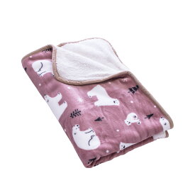 ふわもこ 4WAY ブランケット アラン模様 シロクマプリント オフ ベージュ ブルー ピンク ふわふわ ポンチョ ボレロ 毛布 巻きスカート ボタン 防寒 ひざ掛け 膝かけ ひざかけ 多機能 肩掛け 冬物 ボア 家 オフィス 車内 お昼寝 アウトドア 防寒グッズ プレゼント ギフト