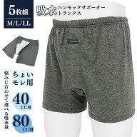＼ 8/4 20:00〜 お買い物マラソン ／ G-HOUSE 失禁パンツ 吸水 ハンモックサポーター トランクス 5枚セッ…