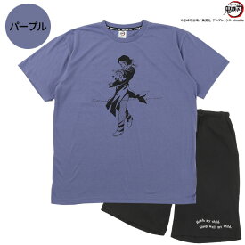 ★ クリアランスセール ★ 鬼滅の刃 天竺 キャラクタープリント半袖Tシャツ 5分丈パンツ (XS・L)[ 紳士 男性 メンズ パジャマ ルームウェア XS L 夏 竈門炭治郎 竈門禰豆子 我妻善逸 嘴平伊之助 ギフト プレゼント 贈り物 カイタックファミリー ]