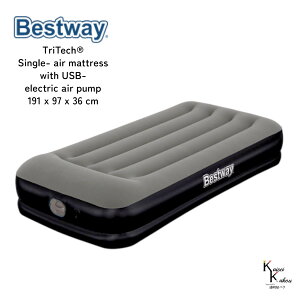 Bestway Tritech uGA[}bgX VOTCY 1.91m x 97cm x 36cm 671BTv ɌK30cm 36cm GA[xbh USBd|v