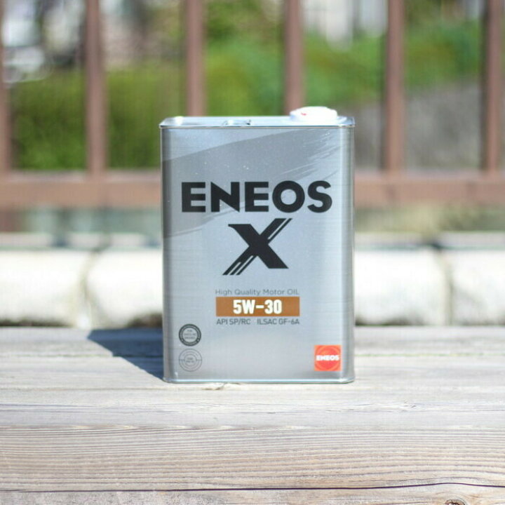 楽天市場 Eneos X エネオス エックス ハイクオリティ モーターオイル エンジンオイル 5w 30 Sp Rc Gf 6a 部分合成油 4l缶 透明屋パク