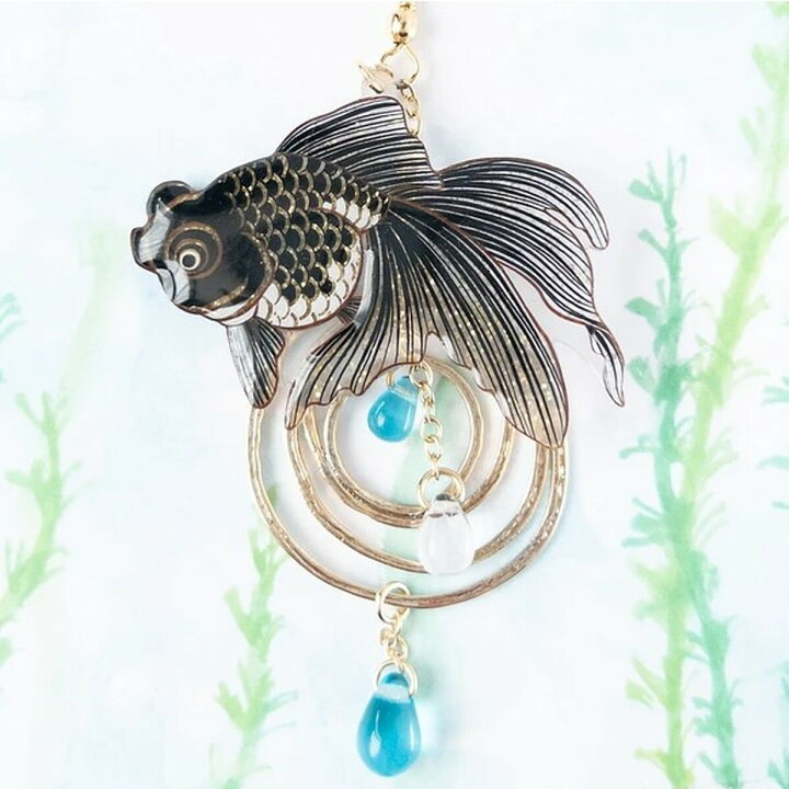楽天市場】「金魚 出目金 片耳ピアス イヤリング」 金魚 出目金 ピアス 