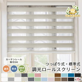 【先着クーポンで20%OFF】調光 ロールスクリーン つっぱり 遮光1級 ロールカーテン オーダー シェード サイズオーダー 穴あけ不要 目隠し スクリーン UVカット 光や視線対策 遮熱 カーテン 賃貸OK 北欧 間仕切り カーテン