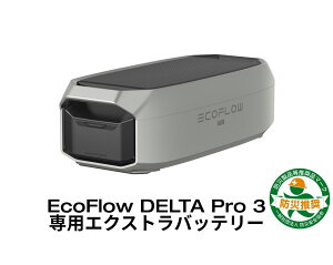 �y���m���q�ɂ�葦�[�\�z����EcoFlow(�G�R�t���[) �f���^�v��3��p�G�N�X�g���o�b�e���[4000Wh DeltaPro3 Extra Battery EFDELTAPRO3EB SDGs��g���͑q�ɂ�蔭��(�k�C����1000�~�B����E������2000�~����