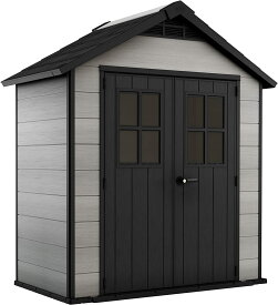 送料無料(沖縄・北海道・離島を除く)☆KETER ケター OAKLAND 754 Outdoor Shed オークランド754 （ 物置 収納庫 大型 おしゃれ 小屋 自転車置き場 バイク置き場 ）★SDGs提携協力倉庫より発送★