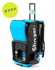 廃盤使用品★充電式 スリンガーバッグ人気セット Slinger Slam Pack Slinger Bag 専用オシレーター＆携帯ホルダー＆ボールピックアップチューブ付き テニス 球出しバッグ 一人練習 自己練習 テニスボール自動出し機 テニス練習機 テニスプロ愛用仕様 ラケット＆ボール別売り