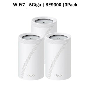 (EkCE)SDGsg͑qɂ蔭 TP-Link Deco BE65 Pro 3Pack bVWiFi7 [^[ 5764{2882{688Mbps BE9300 320MHz gCoh IPoE IPv6Ή 3NۏTP-Link Deco BE65 Pro 3Pack 