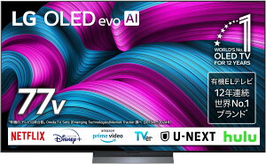 ����������(����E�k�C���E����������)��LG �L�@EL�e���r OLED77C5MJA 77V�^ /4K�`���[�i�[����/�X�}�[�g�e���r/�l�b�g����Ή�/144Hz/FILMMAKER MODE?/2025�N���f��