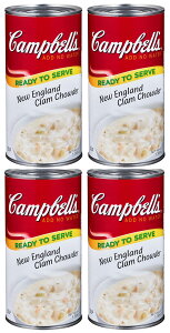�y4�ʃZ�b�g�z��������(����E�k�C���E����������)��SDGs��g���͑q�ɂ�蔭�� �L�����x���@�N�����`���E�_�[�@1.36kg x 4��Campbell's Clam Chowder Can 1.36kg x 4P