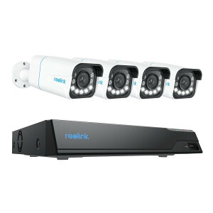 (EkCE)SDGsg͑qɂ蔭 ReolinkiINj NVR ZLeBVXe 8`l 4J, 5{Y[Reolink NVR Security System 4 Camera 5x Optical Zoom
