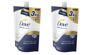 (EkCE)SDGsg͑qɂ蔭@Dove (_) {fBEHbV v~A CX`[PA lւp 3kg@2Zbg@Dove Premium Body Wash Refill 3kgx2