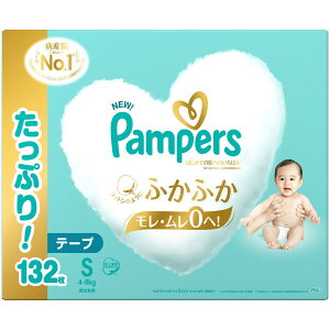 (EkCE)SDGsg͑qɂ蔭@ye[v STCYzpp[X Ic ͂߂Ă̔ւ̂΂ (4~8kg) 132(66×2pbN)yTaped SzPampers Hadaichi (4`8kg) 132p