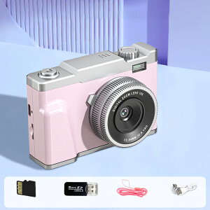 キッズデジカメ 子供用 デジタルカメラ レトロキッズデジカメ 動画撮影 4K1080p 8倍ズーム 前後カメラ 手振れ補正 光学ファインダー フラッシュ 2.4インチ画面 コンパクト キッズカメラ 本格的