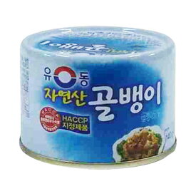 『ユドン』自然産つぶ貝缶詰(小・140g) 缶詰 韓国料理 韓国食材 韓国食品マラソン ポイントアップ祭