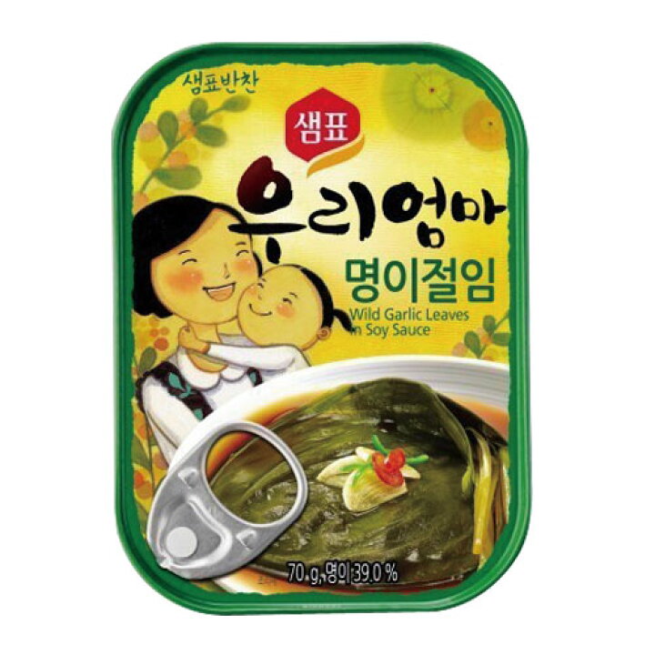楽天市場 センピョ 行者にんにく醤油漬け缶詰 70g Sempio ミョンイナムル ギョウジャニンニク 缶詰 韓国おかず 韓国料理 韓国食材 韓国食品マラソン ポイントアップ祭 八道韓国食品