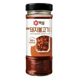 白雪 豚プルコギ たれ (500g・辛口)BBQ 豚肉 プルコギヤンニョム ソース CJ 炒め物 韓国調味料 韓国食材