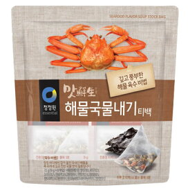 『清浄園』マッ鮮生魚介だしパック(9g×8パック入) 魚介だし汁 だし汁 韓国調味料 韓国料理 韓国食材 韓国食品 オススメマラソン ポイントアップ祭