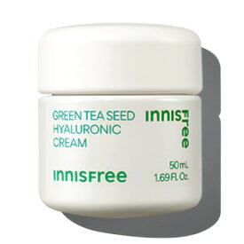 ★リニューアル＆パッケージ変更★『innisfree イニスフリー』グリーンティーヒアルロン酸　クリーム(50mL)シード グリーンティー成分 水分 うるおい 栄養 集中保湿 韓国コスメマラソン ポイントアップ祭