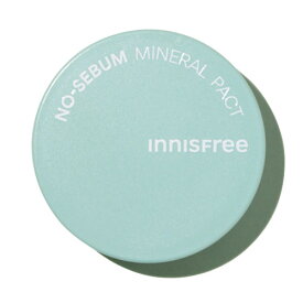 ★宅急便コンパクト発送★『innisfree イニスフリー』ノーセバム ミネラルパクト(8.5g)皮脂コントロールプレストパウダー さらさら肌 肌のテカリ 韓国コスメマラソン ポイントアップ祭