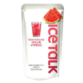 アイストーク ICE TALK スイカエード 230mL×1個 フレーバードリンク パウチドリンク 韓国飲料 韓国食品