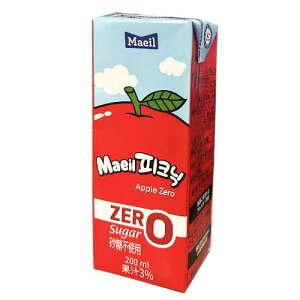 マエイル ピクニック りんごゼロ 200ml×1個 韓国ドリンク韓国食品カロリーゼロ 糖質ゼロ