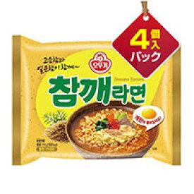 オットギ チャムケラーメン 115g×4個 ごまラーメン 韓国ラーメン インスタントラーメン 韓国食品 #