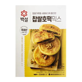 『CJ』白雪 餅米ホットクミックス(400g・約8枚分) ホットック ホットッ おやつ お餅 韓国お菓子 韓国食品マラソン ポイントアップ祭