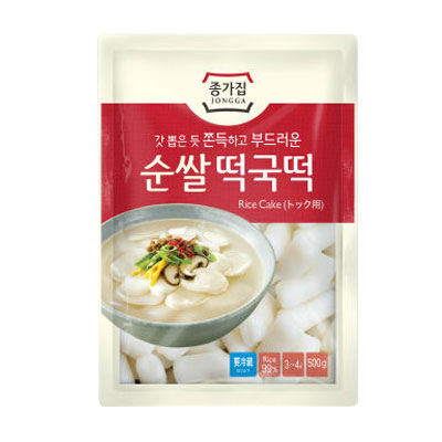 [冷蔵]『宗家』トック餅｜料理用餅(500g)<br> お餅 煮物 スープ 韓国料理 韓国食材 韓国食品<br>マラソン ポイントアップ祭