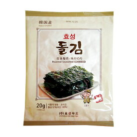 『ヒョソン』岩海苔(全形・6枚) 韓国のり 韓国海苔 韓国食材 韓国食品＼のりは食物繊維をたくさん含んだ自然食品!／マラソン ポイントアップ祭