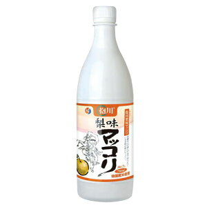 抱川 梨マッコリ 750ml×1本・PET ポチョン マッコリリキュール 発酵酒 伝統酒 韓国お酒 韓国食品