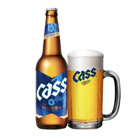 『OBビール』カス・フレッシュ(瓶ビール・330ml×1本) CASS 韓国ビール 韓国お酒 韓国酒 韓国食品マラソン ポイントアップ祭 スーパーセール